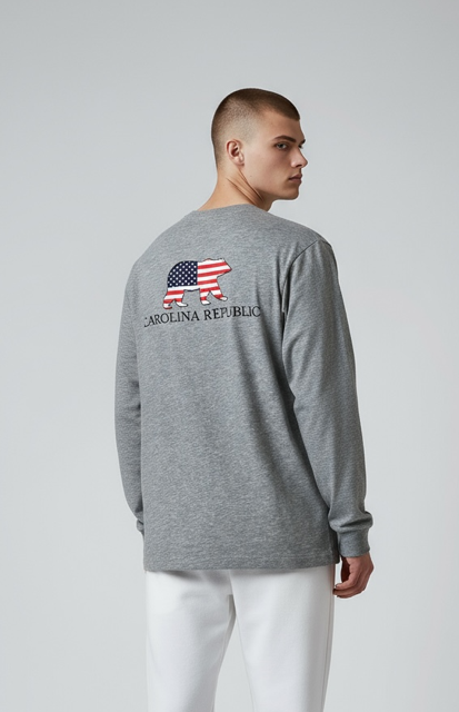 Carolina Republic Long Sleeve All-American Tee