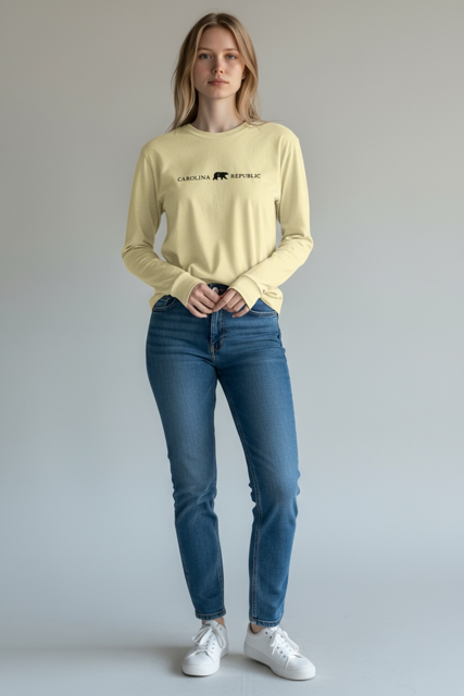 French Vanilla Long Sleeve All-American Tee